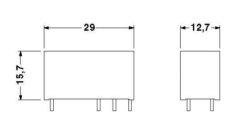 2961529 REL-MR-230AC/21HC AU-miniatúrne výkonové relé