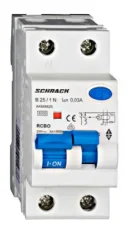AK668625 Pr.chránič s ističom, char. B, 25A, 30mA, 1+N,typ A, 6kA
