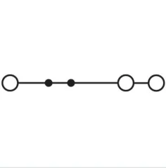 3208168 PT 1,5S-TWIN BU Priechodná svorka Push-in