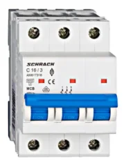 AM617316 Istič C16/3 6kA, charakteristika C, 16A, 3-pólový
