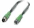 1682171 SAC-4P-M 8MS/3,0-PUR/M 8FS Kábel s konektorom M8/M8, 4pin/4pin,priamy/priamy, 3m