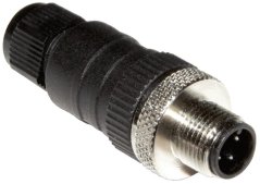 6009932 STE-1204-G Priamy konektor M12/4pin samec