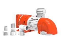 Seaflo SFBP2-G1100-14B - Ponorné čerpadlo Bilge, 4164 l/h, 0.4 bar, 24 V DC - Automatické hlídání zaplavení časovou smyčkou