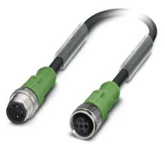 1414579 SAC-3P-M12MS/3,0-PVC/M12FS Kábel s konek. M12/M12, 3pin/3pin,priamy/priamy, 3m