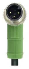 1415540 SAC-3P-M12MR/1,5-PVC/M 8FR Kábel s konektorom M12/M8 3pin/3pin,uhlový/uhlový, 1,5m