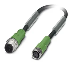 1668807 SAC-3P-M12MS/0,6-PUR/M 8FS Kábel s konek. M12/M8, 3pin/3pin,priamy/priamy, 0,6m
