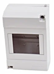 IM009011 Nástenná skrinka IP40, pre 4 moduly, 1-rad, bez dvierok