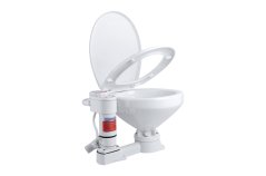 Seaflo SFMTE1-02-R - Elektrické WC, 18.9 l/min, 12 V DC, keramika