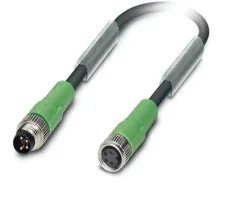 1682155 SAC-4P-M 8MS/0,6-PUR/M 8FS Kábel s konektorom M8/M8, 4pin/4pin,priamy/priamy, 0,6m