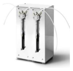 DK infusetek ASD60-II - Syringe industry pump 50ul, 100ul, 250ul, 500ul, 1.0ml, 2.5ml, 5.0ml, 10ml, 25ml, 2 - kanál, včetně stříkačky, trojcestného ventilu a řídicího softwaru