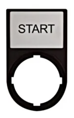 M22S-ST-GB1 216495 Štítok s nosičom, s popisom: START