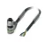 1694431 SAC-5P-10,0-PUR/M12FR-3L Kábel s konek. M12/5pin, uhlový/voľný koniec kábla, 10m