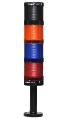 CO STM 70 RBALB 024 2F. LED maják trojfarebný s húkačkou