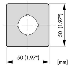 M22-XYK1 216484 Označovací štítok 50x50mm