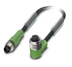 1682362 SAC-3P-M 8MS/1,5-PUR/M12FR Kábel s konek.M8/M12, 3pin/3pin, priamy/uhlový, 1,5m