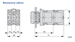 M22-K01 216378 Kontakt 1R, čelná montáž, skrutkové svorky