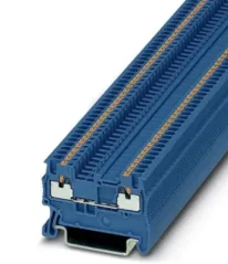 3208126 PT 1,5/S BU Priechodná svorka Push-in, modrá