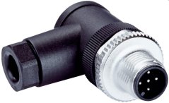 6022082 STE-1205-W Uhlový konektor M12/5pin samec