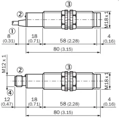 6022092 VL18-2T1162 Reflexná svetelná závora