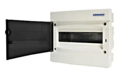 BK080001 Zápustná rozvodnica IP40 1-radová, 1x12modulov, dym.dvere