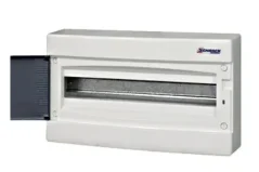 BK080104 Nástenná rozvodnica IP40 1-radová, 1x18modulov, dym.dvere
