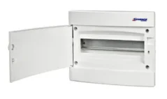 BK080051 Zápustná rozvodnica IP40 1-radová, 1x12modulov, plné dvere
