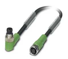 1682045 SAC-3P-M 8MR/1,5-PUR/M 8FS Kábel s konektorom M8/M8, 3pin/3pin,uhlový/priamy, 1,5m