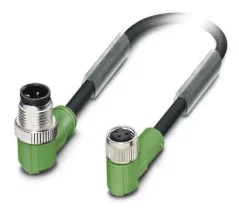 1415541 SAC-3P-M12MR/3,0-PVC/M 8FR Kábel s konektorom M12/M8 3pin/3pin,uhlový/uhlový, 3m
