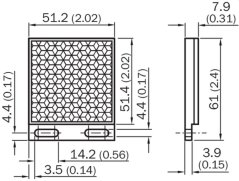 5304812 P250 Odrazka 47x47