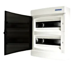 BK080102 Nástenná rozvodnica IP40 2-radová, 2x12modulov, dym.dvere
