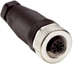 6007302 DOS-1204-G Priamy konektor M12/4pin samica