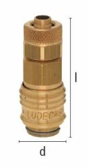 ESM 4 TQAB Rýchlospojka s prevlečnou maticou 4x6mm