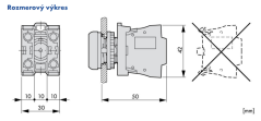 M22-CK02 107899 Dvojitý kontakt, 2 rozpínacie