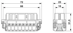 1585320 HC-A16-I-UT-F Kontaktná vložka