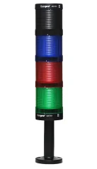 CO STM 70 GRBLB 024 2F. LED maják trojfarebný s húkačkou