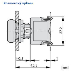 M22-CKC01 216387 Kontakt 1R, na základňu, pružinové svorky
