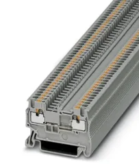 3208100 PT 1,5/S Priechodná svorka Push-in, šedá