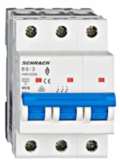 AM618306 Istič B6/3 6kA, charakteristika B, 6A, 3-pólový