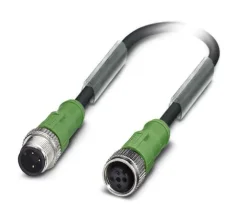 1681509 SAC-3P-M12MS/0,3-PUR/M12FS Kábel s konek. M12/M12, 3pin/3pin,priamy/priamy, 0,3m