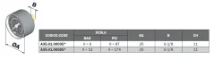 A35.01.00025 Manometer mini, 0 ÷ 12 Bar.Priemer 25mm.G1/8