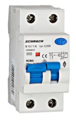AK668610 Pr.chránič s ističom, char. B, 10A, 30mA, 1+N, typ A, 6kA