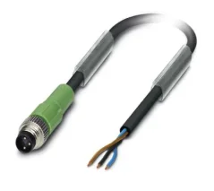 1681677 SAC-3P-M 8MS/3,0-PUR Kábel s konektorom M8/3pin/priamy /voľný koniec kábla, 3m