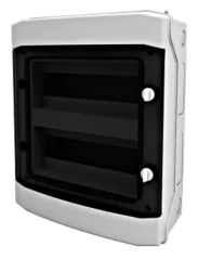BK080203 Nástenná rozvodnica IP65 2-radová, 2x12 modulov, dym.dvere