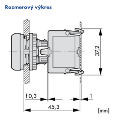M22-KC10 216380 Kontakt 1Z, na základňu, skrutkové svorky