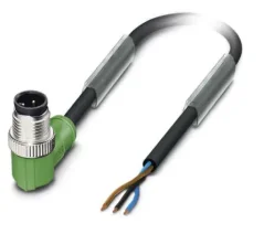 1694444 SAC-3P-M12MR/10,0-PUR Kábel s konektorom M12/3pin, uhlový /voľný koniec kábla, 10m