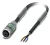 1508459 SAC-3P- 5,0-PVC/M12FS-2L Kábel s konek. M12 /3pin/priamy /voľný koniec kábla, 5m
