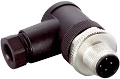 6022084 STE-1204-W Uhlový konektor M12/4pin samec