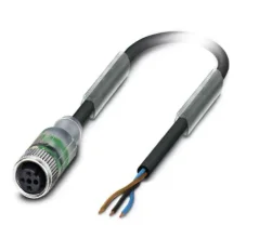 1694787 SAC-3P- 5,0-PUR/M12FS-2L Kábel s konek. M12/3pin/priamy /voľný koniec kábla, 5m