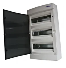 BK080103 Nástenná rozvodnica IP40 3-radová, 3x12modulov, dym.dvere