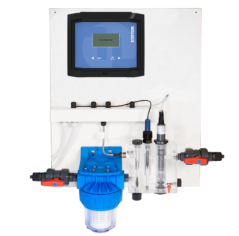 Etatron QPT 60W107 12 - pH-Cl-F P eControl 2, 0–2 ppm - montáž na stěnu